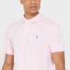 Tricouri polo Ralph Lauren Essential pentru bărbați roz