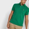 Tricouri polo Ralph Lauren Essential pentru bărbați verzi