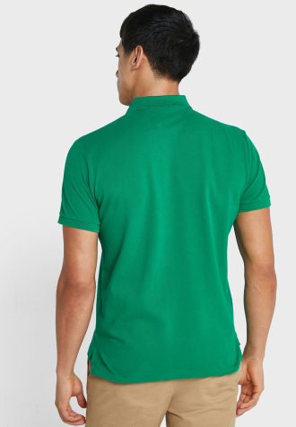 Tricouri polo Ralph Lauren Essential pentru bărbați verzi