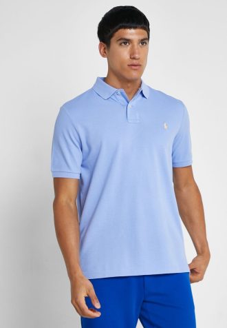 Tricouri polo Ralph Lauren Essential pentru bărbați violet