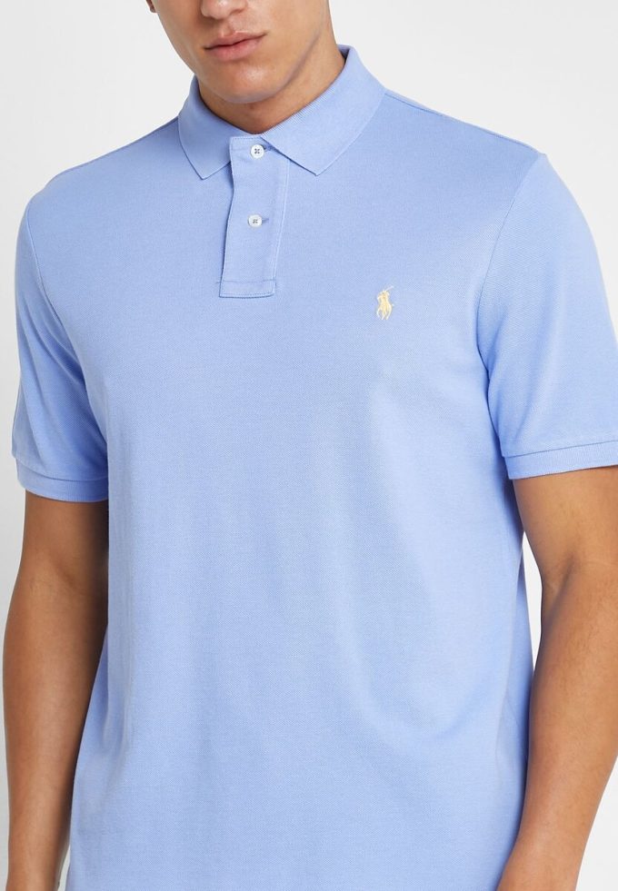 Tricouri polo Ralph Lauren Essential pentru bărbați violet Tricouri polo Ralph Lauren Essential pentru bărbați violet