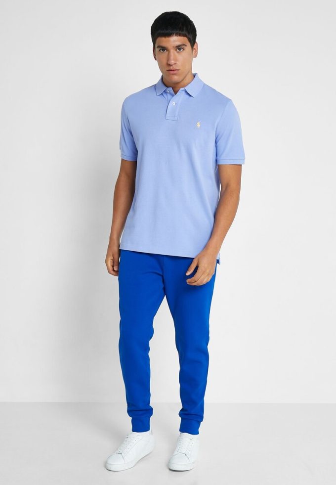 Tricouri polo Ralph Lauren Essential pentru bărbați violet Tricouri polo Ralph Lauren Essential pentru bărbați violet