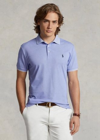 Tricouri polo Ralph Lauren personalizate pentru bărbați, slim fit Birdseye Tricouri polo Ralph Lauren personalizate pentru bărbați, slim fit Birdseye