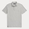 Tricouri polo Ralph Lauren, personalizate, slim, din bumbac și in, gri