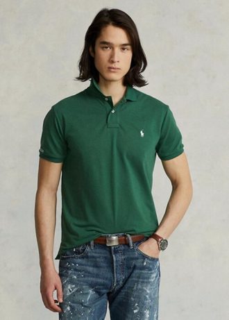 Tricouri polo Ralph Lauren The Earth pentru bărbați verzi