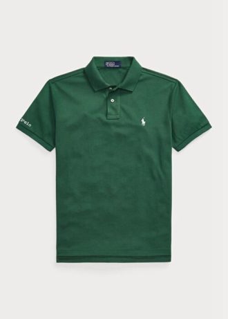 Tricouri polo Ralph Lauren The Earth pentru bărbați verzi