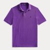 Tricouri polo Ralph Lauren The Iconic Mesh pentru bărbați violet