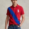 Tricouri polo roșii Ralph Lauren Big Pony pentru bărbați