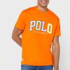 Tricouri portocalii cu logo Ralph Lauren pentru bărbați Tricouri portocalii cu logo Ralph Lauren pentru bărbați