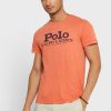 Tricouri portocalii cu logo Ralph Lauren pentru bărbați