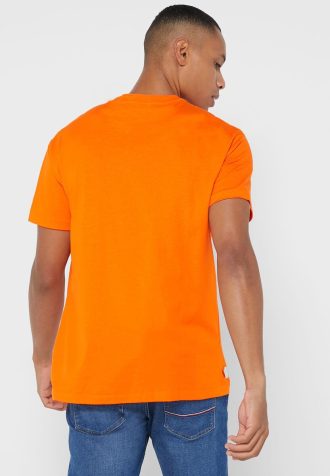 Tricouri portocalii cu logo Ralph Lauren pentru bărbați