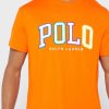 Tricouri portocalii cu logo Ralph Lauren pentru bărbați Tricouri portocalii cu logo Ralph Lauren pentru bărbați