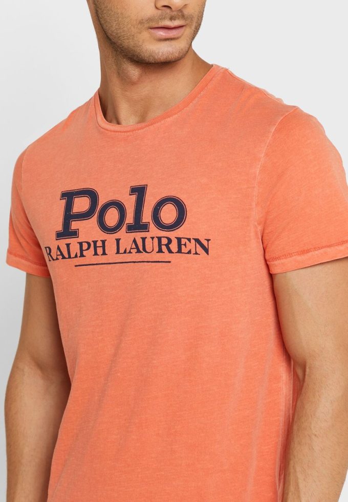 Tricouri portocalii cu logo Ralph Lauren pentru bărbați