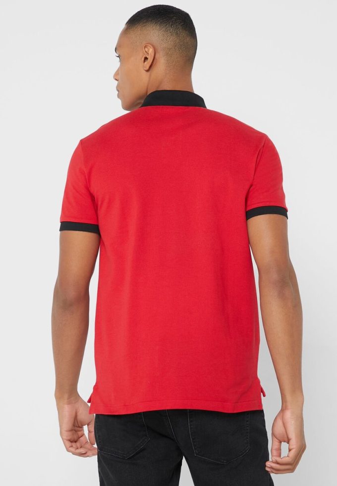 Tricouri roșii Ralph Lauren Essential pentru bărbați