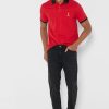 Tricouri roșii Ralph Lauren Essential pentru bărbați