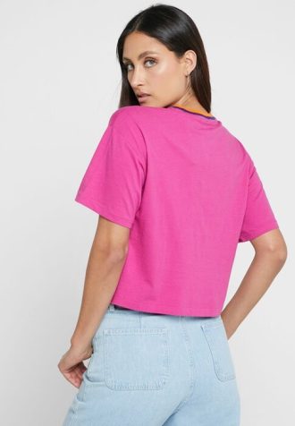 Tricouri roz Ralph Lauren cu decolteu rotund pentru femei