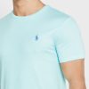Tricouri verde Ralph Lauren Essential Crew Gate pentru bărbați