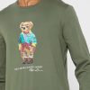 Tricouri verde Ralph Lauren Graphic Crew Gate pentru bărbați Tricouri verde Ralph Lauren Graphic Crew Gate pentru bărbați