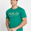 Tricouri verzi cu logo Ralph Lauren pentru bărbați Tricouri verzi cu logo Ralph Lauren pentru bărbați