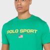 Tricouri verzi cu logo Ralph Lauren pentru bărbați