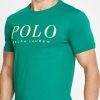 Tricouri verzi cu logo Ralph Lauren pentru bărbați Tricouri verzi cu logo Ralph Lauren pentru bărbați