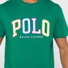 Tricouri verzi cu logo Ralph Lauren pentru bărbați Tricouri verzi cu logo Ralph Lauren pentru bărbați