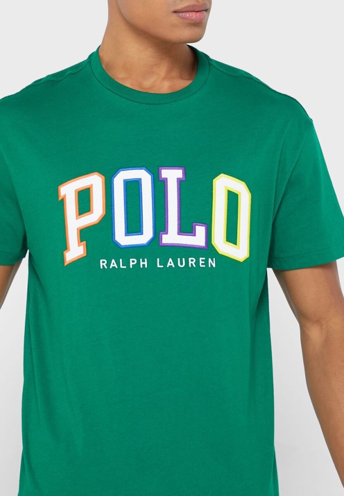 Tricouri verzi cu logo Ralph Lauren pentru bărbați Tricouri verzi cu logo Ralph Lauren pentru bărbați