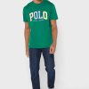 Tricouri verzi cu logo Ralph Lauren pentru bărbați Tricouri verzi cu logo Ralph Lauren pentru bărbați