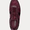 Violet pentru femei Ralph Lauren Colten Embossed Leather & Pantofi din piele intoarsa Violet pentru femei Ralph Lauren Colten Embossed Leather & Pantofi din piele intoarsa