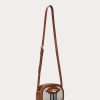 Vnl_lrn Tn/Lrn Tn/Vnl-frn Genți crossbody Jordynn medii cu dungi Ralph Lauren pentru femei