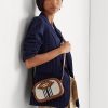 Vnl_lrn Tn/Lrn Tn/Vnl-frn Genți crossbody Jordynn medii cu dungi Ralph Lauren pentru femei